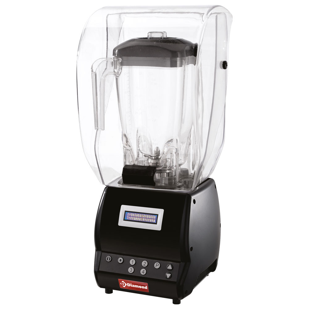 Image Professionele mixer met klok, vierkant glas 2 liters, snelheidsregelaar, programmeerbaar 0