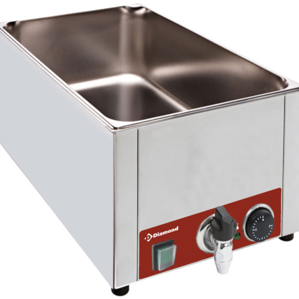 Image Elektrische bain-marie tafelmodel GN 1/1 - 150 mm + kraan 0