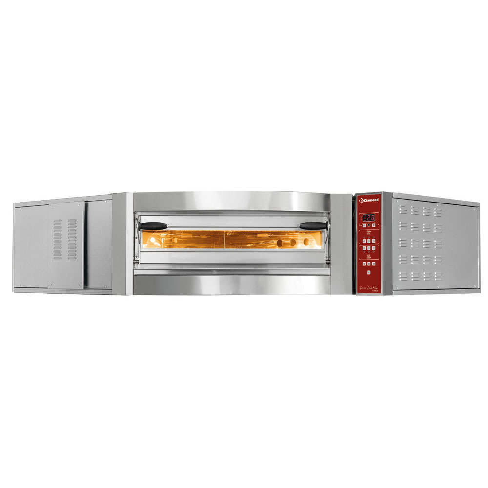 Image Elektrische oven hoekmodel, 1 kamer 8 pizza's Ø 350 mm 0