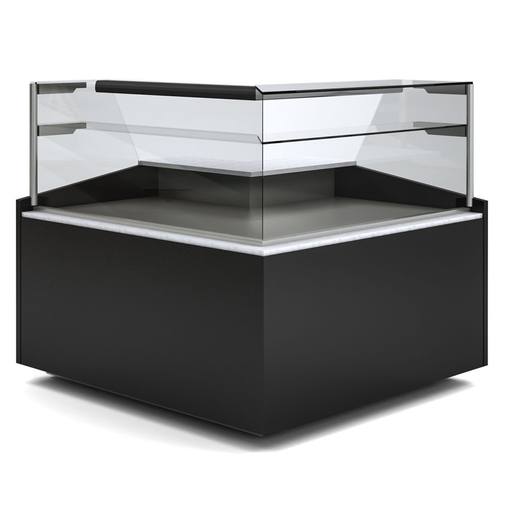 Image Optie: Open hoek 90°, neutral, high glass - BLACK 0