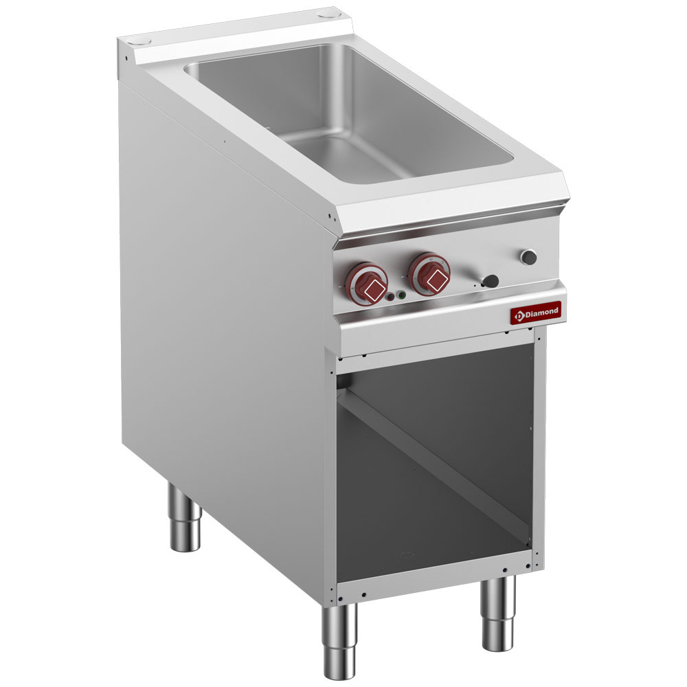 Image Elektrische bain-marie 4x GN 1/3 h.150 mm, op open kast 0