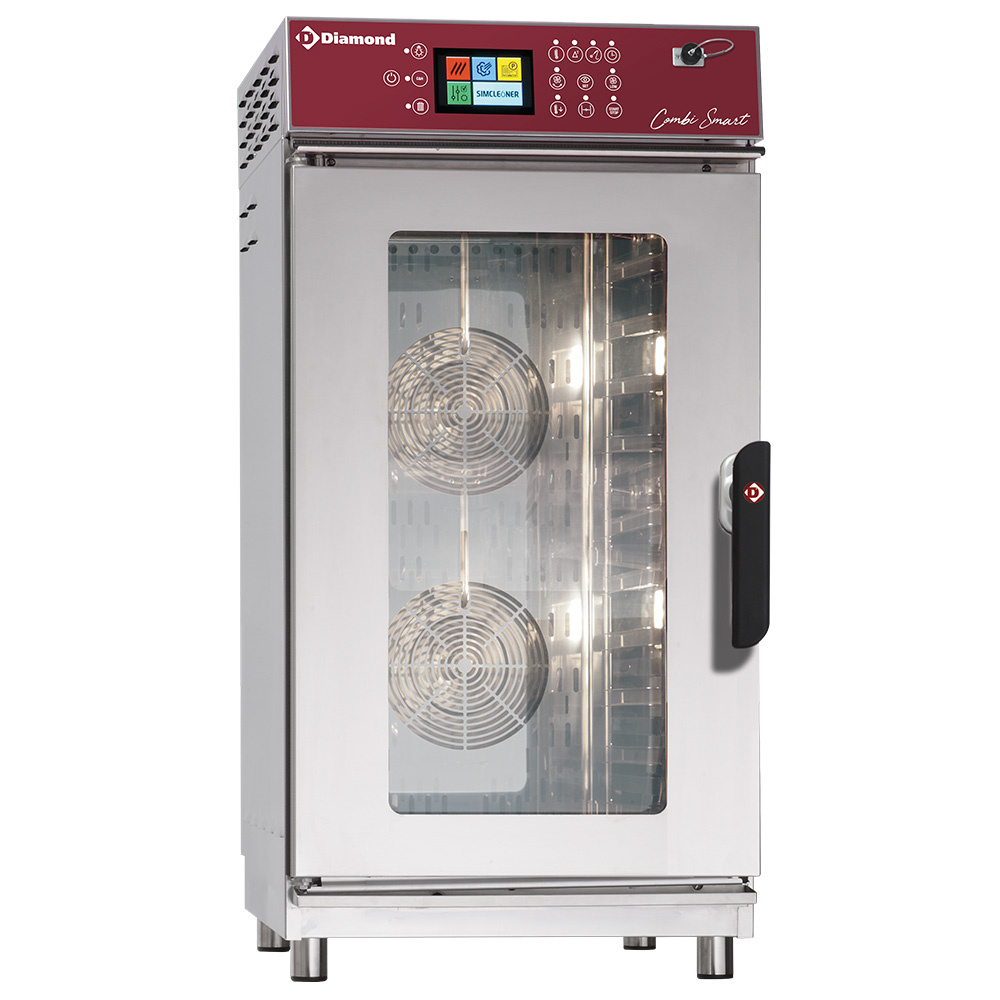 Image Elektrische oven stoom/convectieoven, 11x GN1/1 Touch Screen + Auto-Cleaning 0