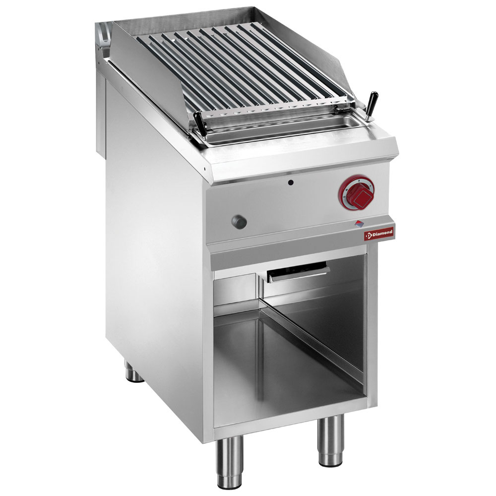 Image Gaslavasteengrill, 1/2 module , grille 