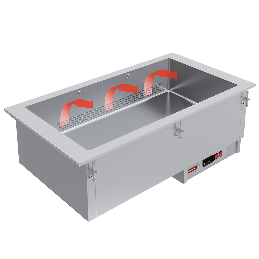 Image Bain-marie element 2 GN 1/1 - droog - geventileerd 0