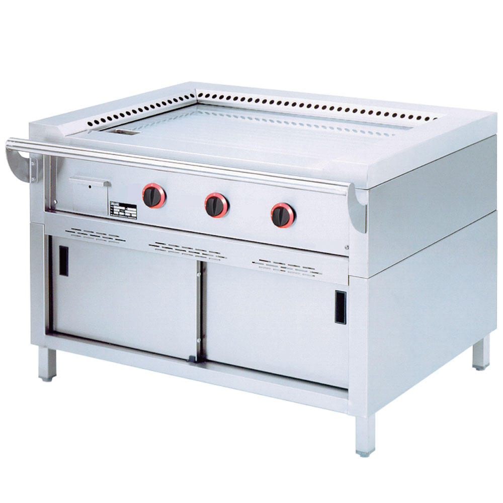 Image Teppanyaki gasplaat, 3 zones (3x 7 kW), op kast 0