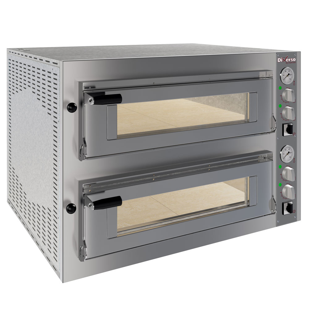 Image Elektrische oven 2x 4 pizza's diam.350mm, 2 kamers 0