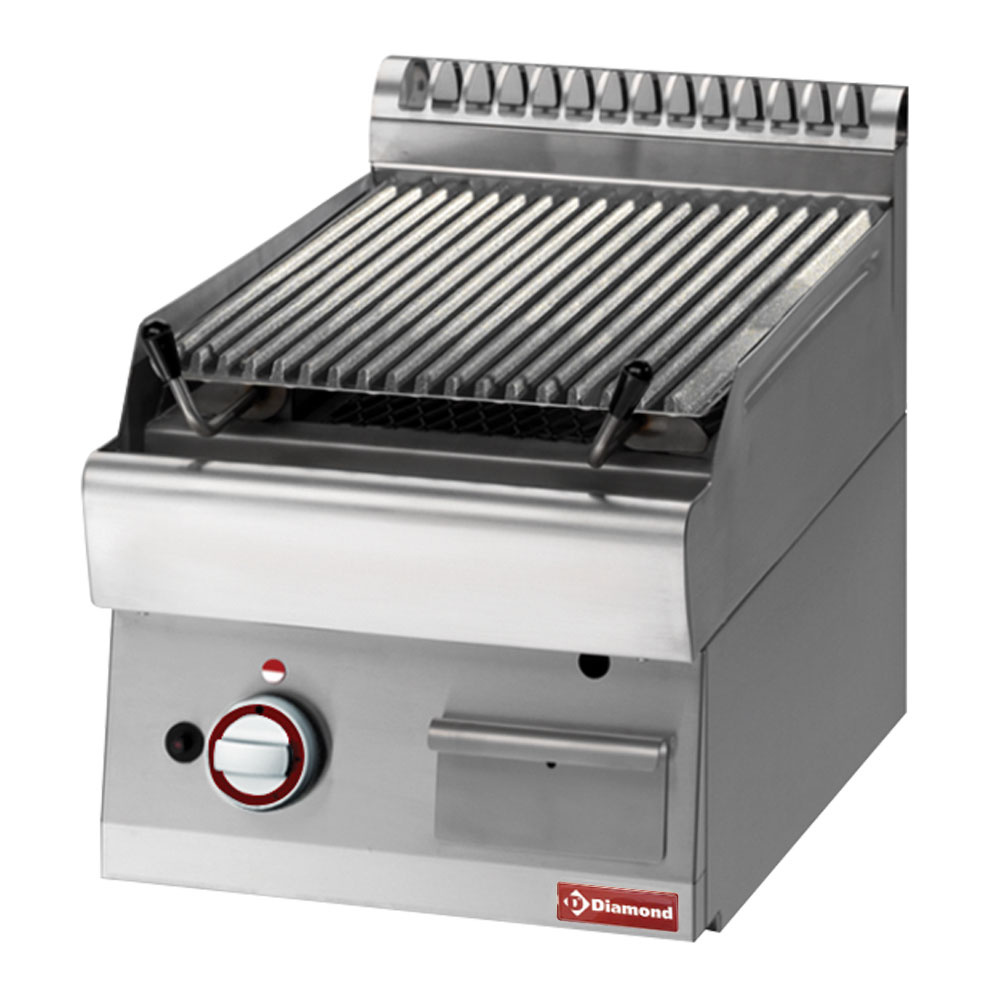 Image Lavasteengrill - 1/2 module - bakrooster in gietijzer 