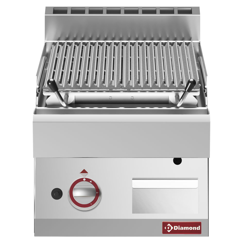 Image Lavasteengrill - 1/2 module - bakrooster in gietijzer 