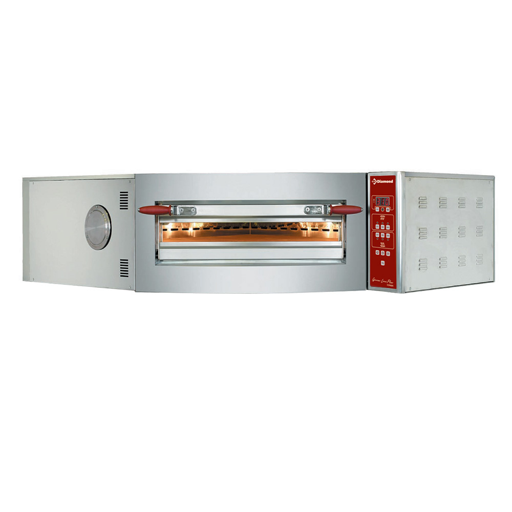 Image Elektrische oven hoekmodel, 1 kamer 8 pizza's Ø 350 mm 0