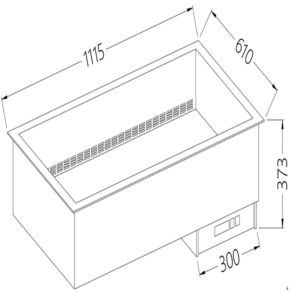 Image Bain-marie element 3 GN 1/1 - droog - geventileerd 0