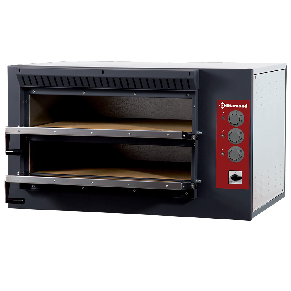 Image Elektrische pizza-oven, 2 kamers 0