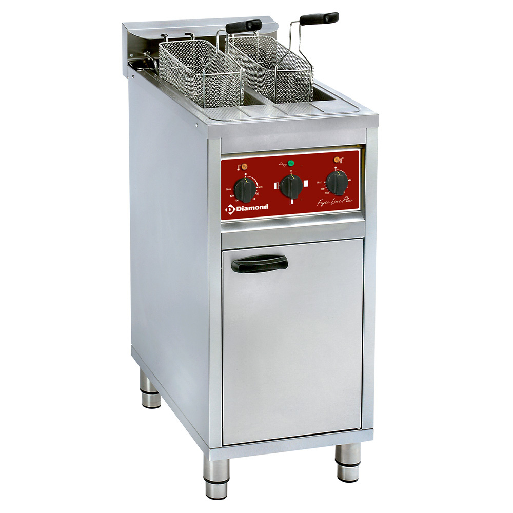 Image Electrische friteuse 2x 10 lit. op kast 0