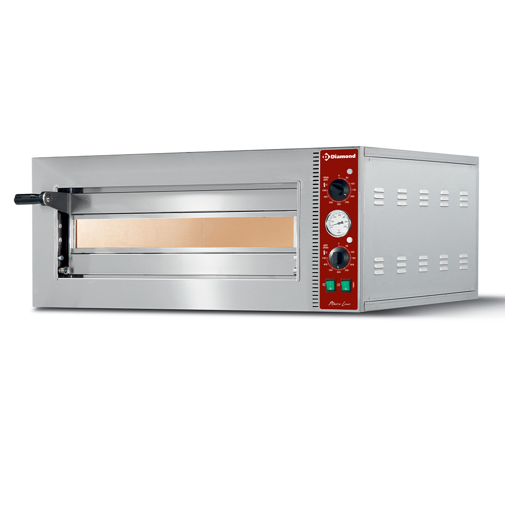 Image Elektrische pizza-oven Ø 420 mm, kamer 420x420xh140 mm 0