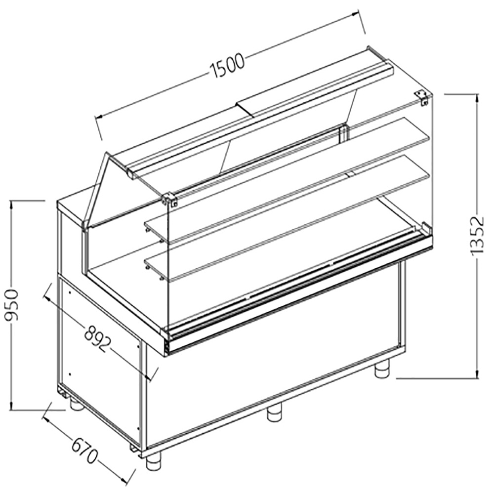 Image Neutrale vitrine voor snacks_hoge ruiten 0