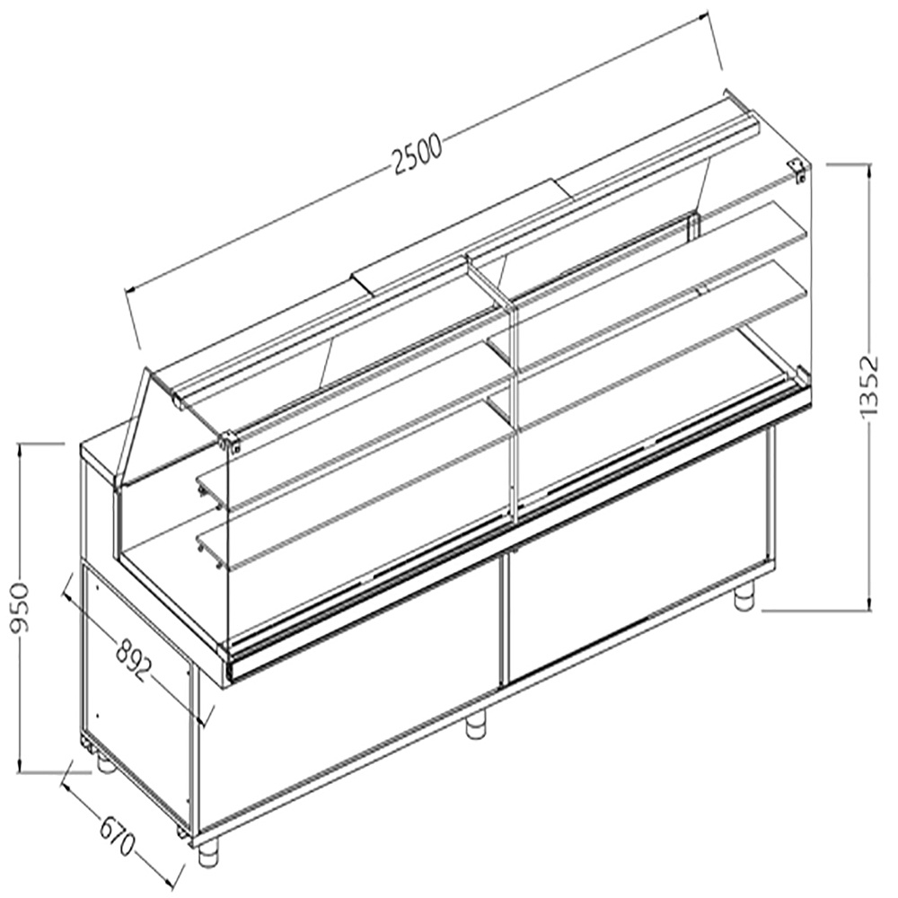 Image Neutrale vitrine voor snacks_hoge ruiten 0