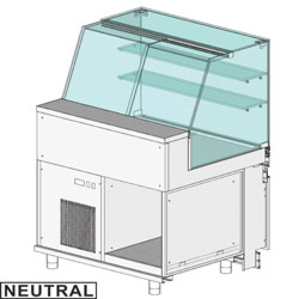 Image Vitrine toonbank neutraal x bakkerij EN & GN, hoog glas 0