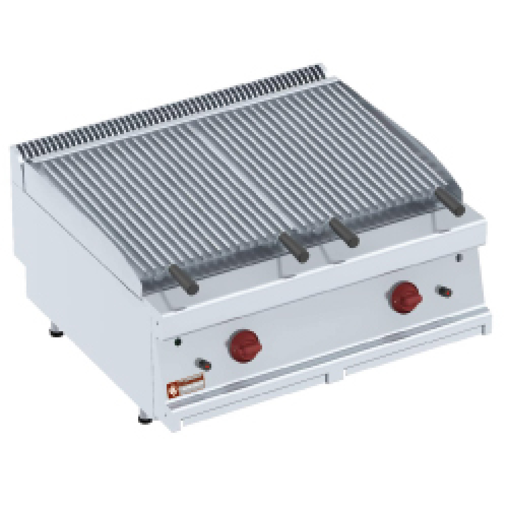 Image Lavasteengrill - 1/1 module - bakrooster in 