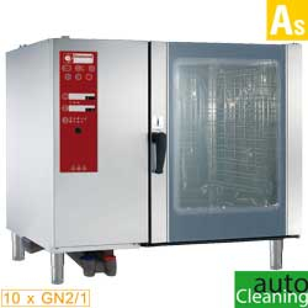 Image Electrische oven boiler stoom en convectie 10x GN2/1 + Cleaning 0