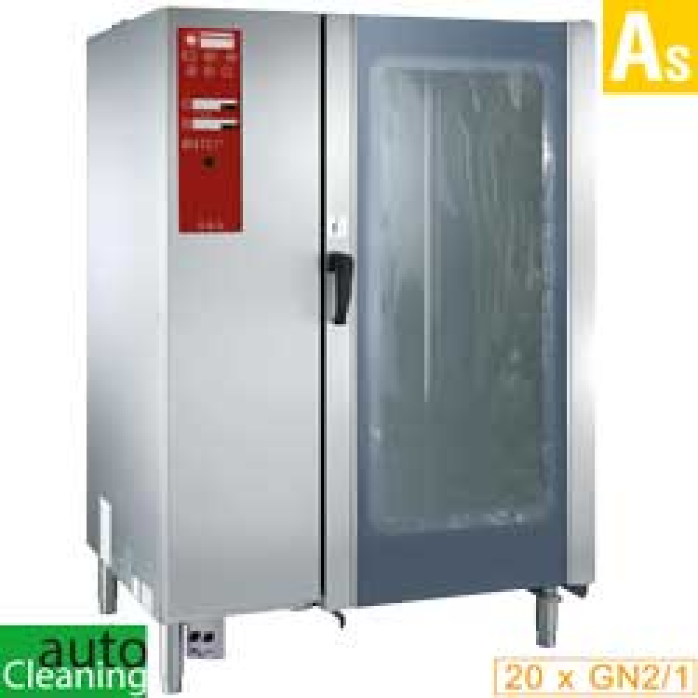 Image Electrische oven boiler stoom en convectie 20x GN2/1 + Cleaning 0