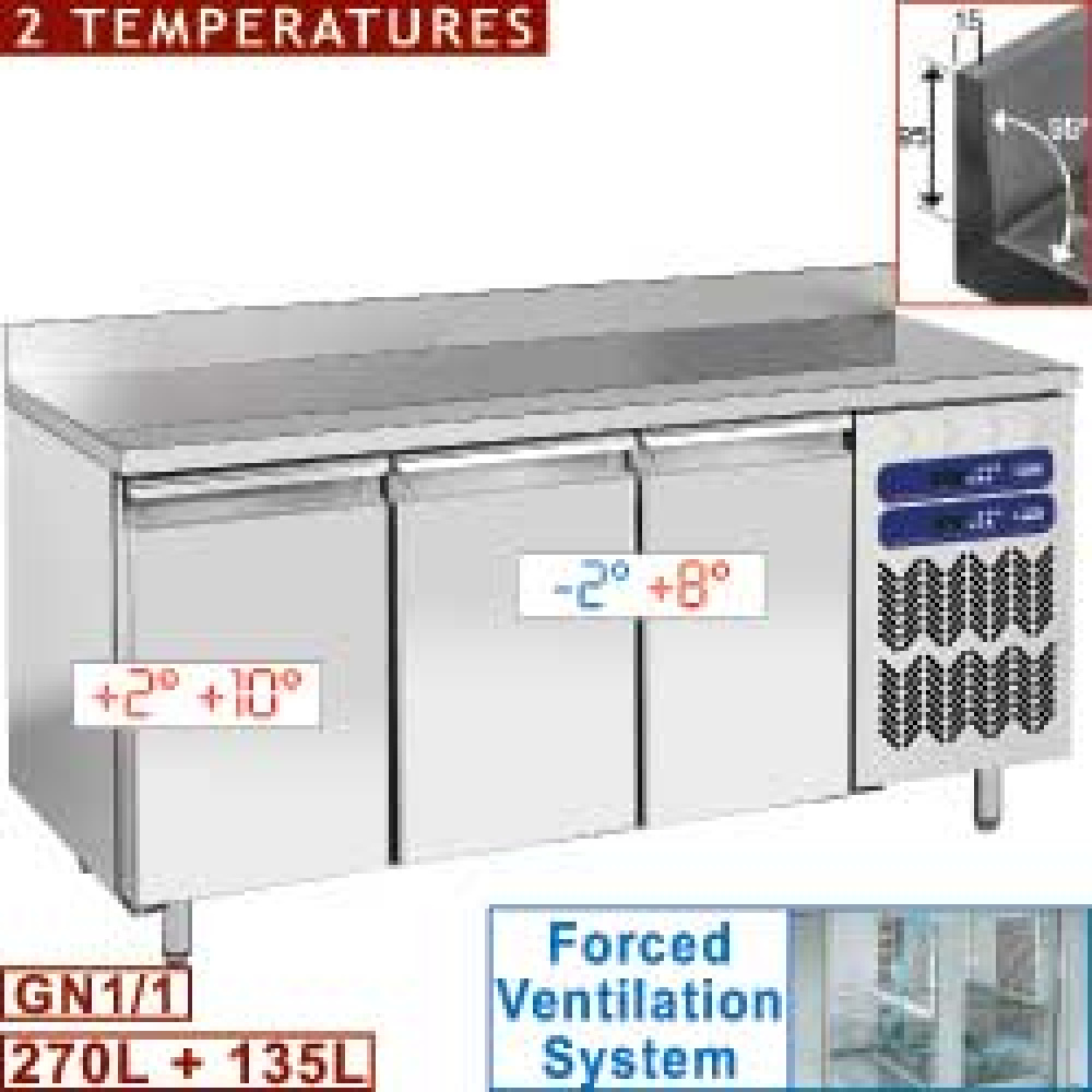 Image Koeltafel geventileerd , 2 temperaturen 