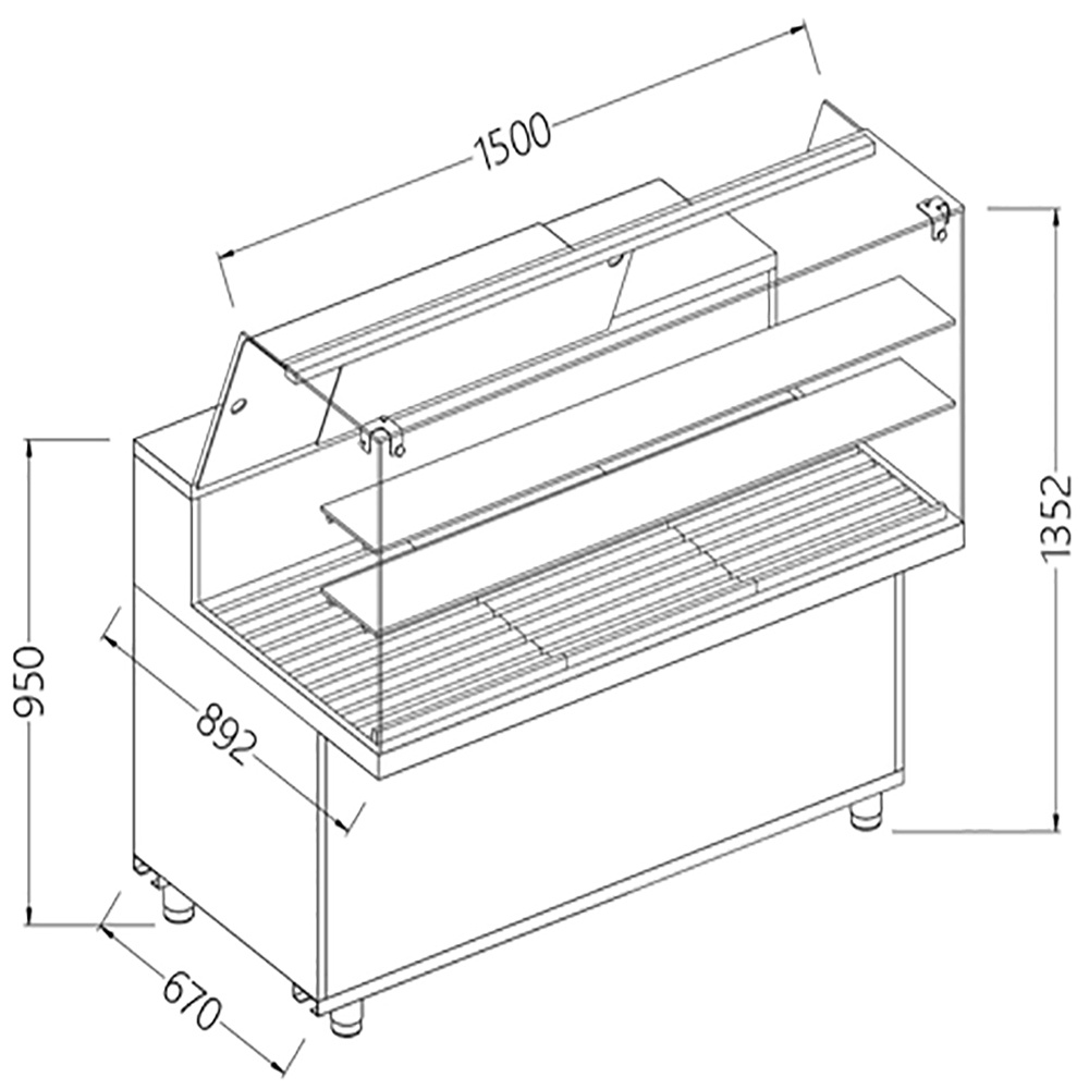 Image Snack vitrine voor brood_hoge ruiten 0