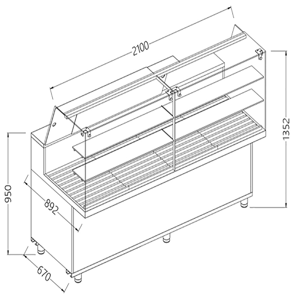 Image Snack vitrine voor brood_hoge ruiten 0