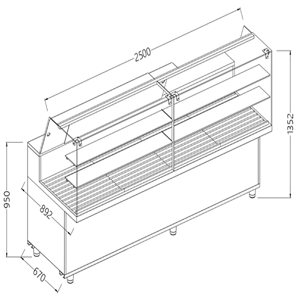 Image Snack vitrine voor brood_hoge ruiten 0