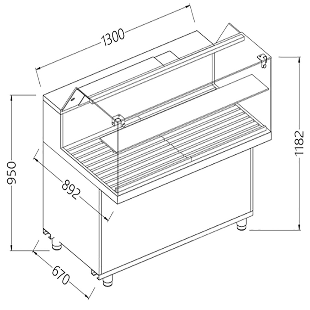 Image Snack vitrine voor brood_lage ruiten 0