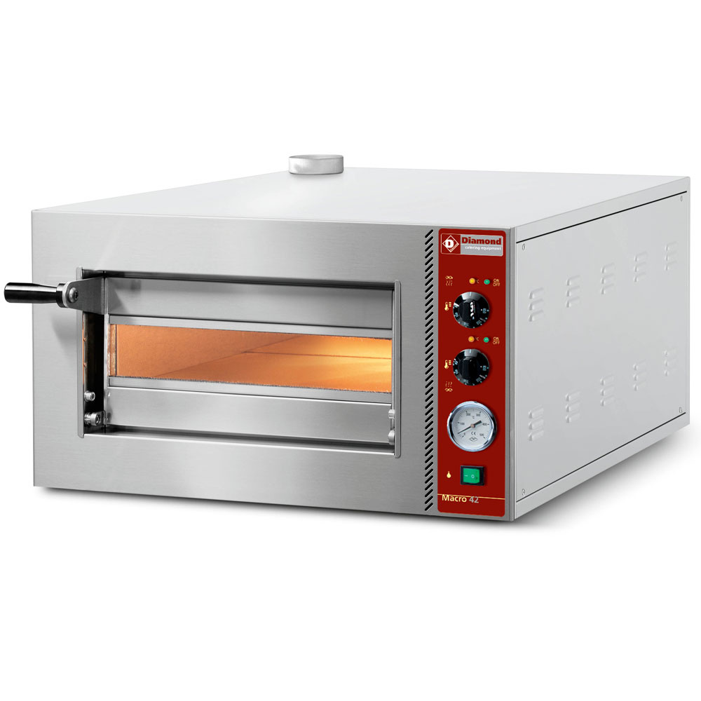 Image Elektrische pizza-oven Ø 420 mm, kamer 420x420xh144 mm 0