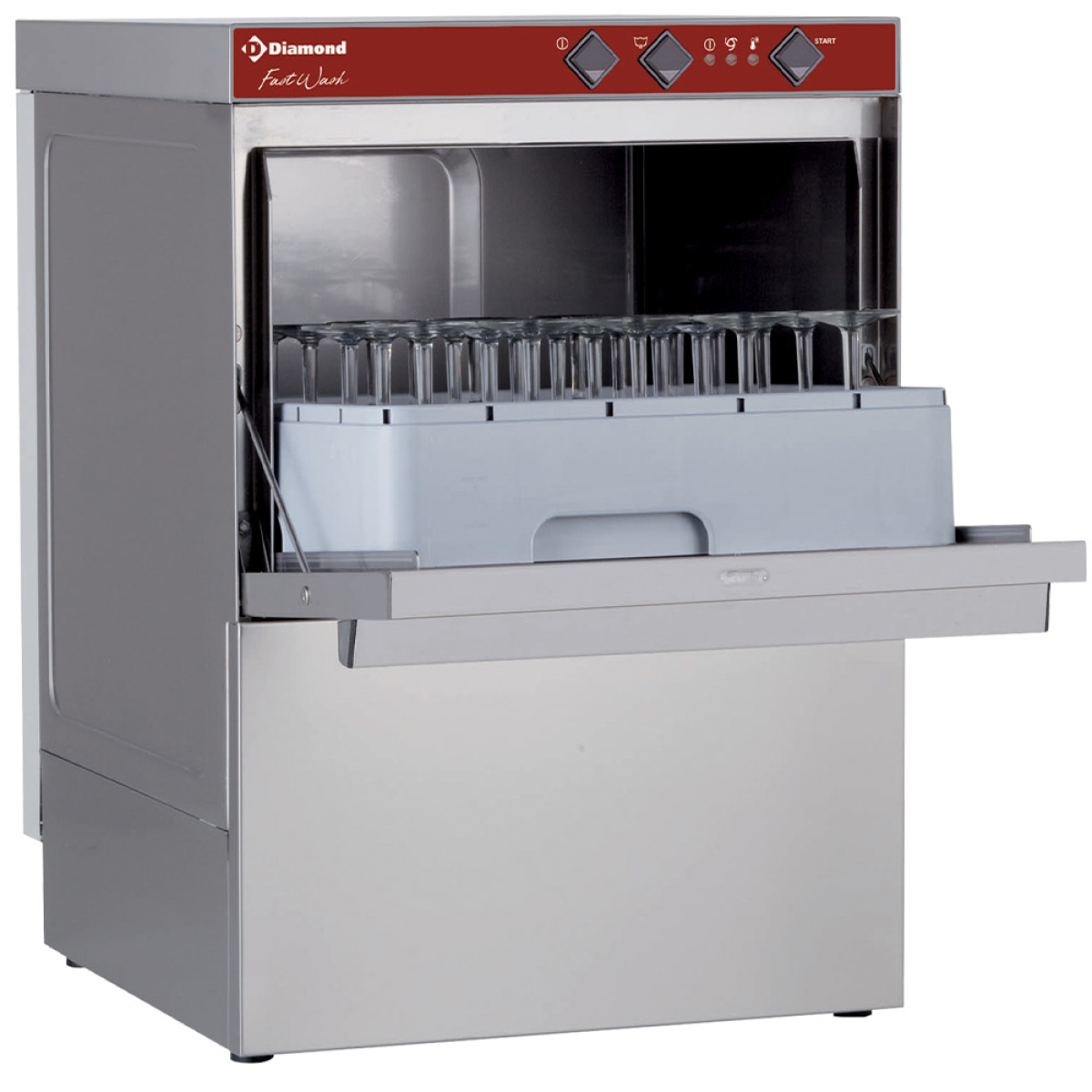 Image Glazenwasser en vaatwasser vierkante mand 450x450 mm 0