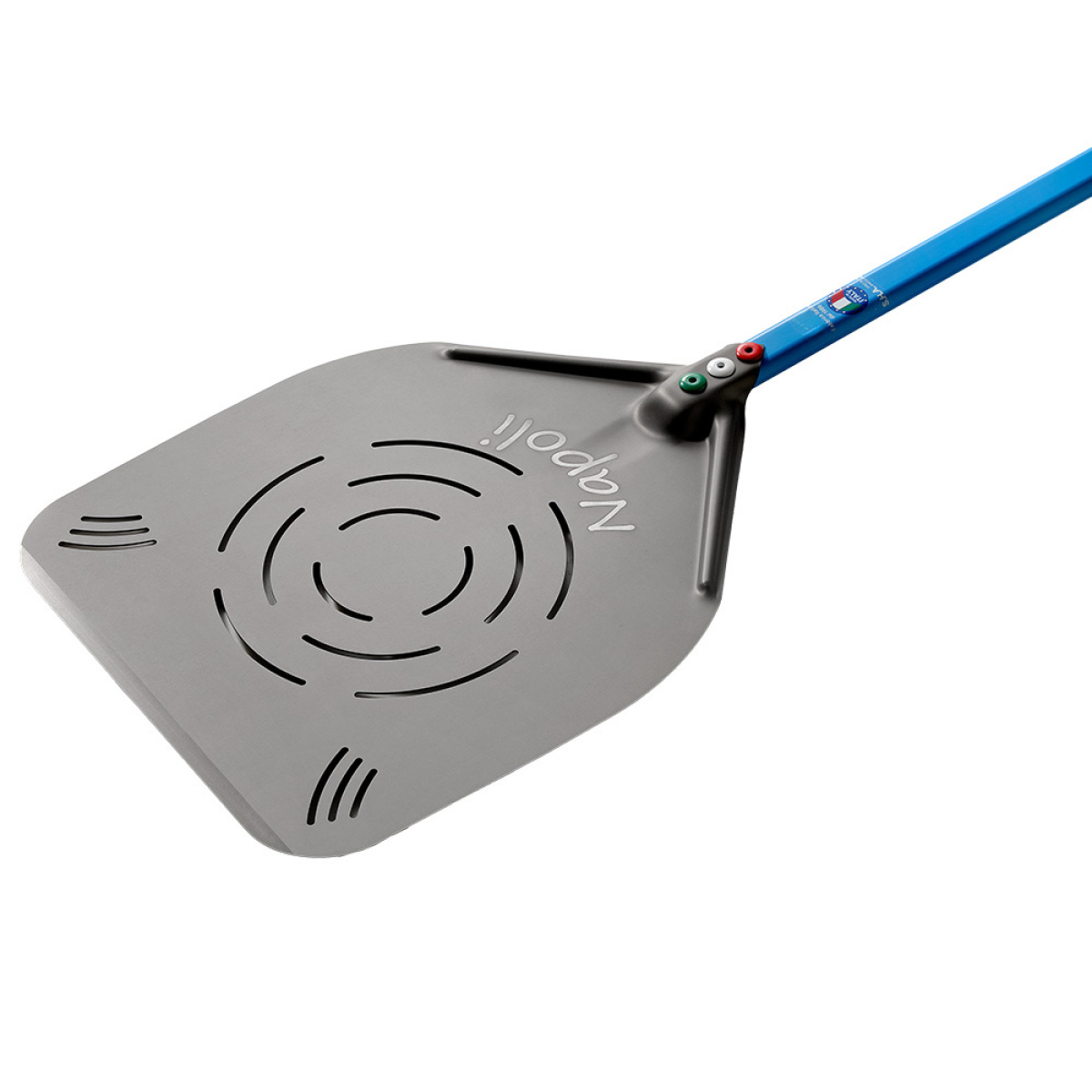 Image Geperforeerde Napolitaanse aluminium pizzasschep 320 mm 0