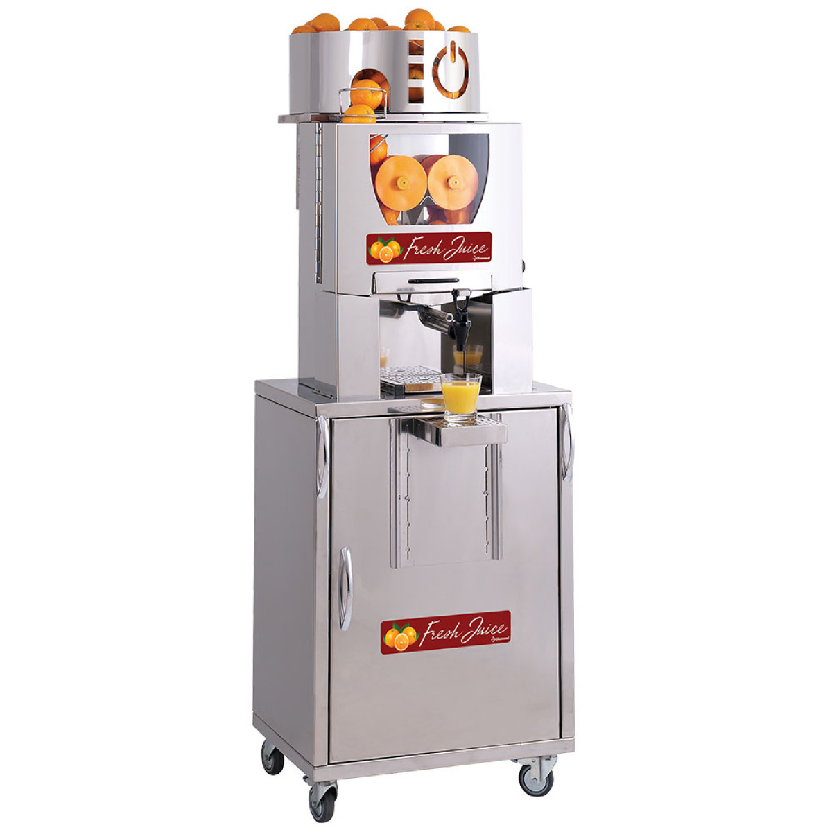 Image Automatische citrus pers - self bediening - op meubel 0