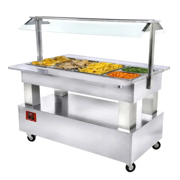 Image Warm buffet, bain-marie, 4x GN 1/1-150 (wit hout) 0