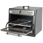 Image Houtskooloven-BBQ, GN 1/1 (60 Kg/h)/Roestvrij staal 0