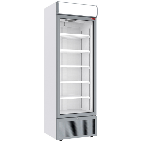 Image Positieve gekoelde vitrine 494 liter WIT met lichtbak 0