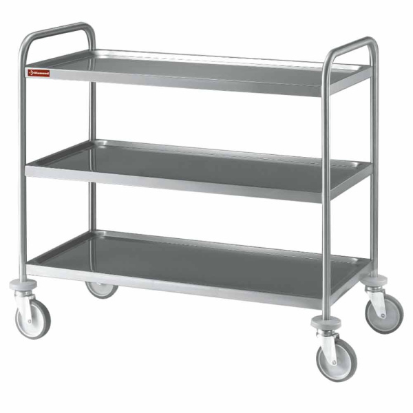 Image Serveerwagen RVS 3 niveau's 0