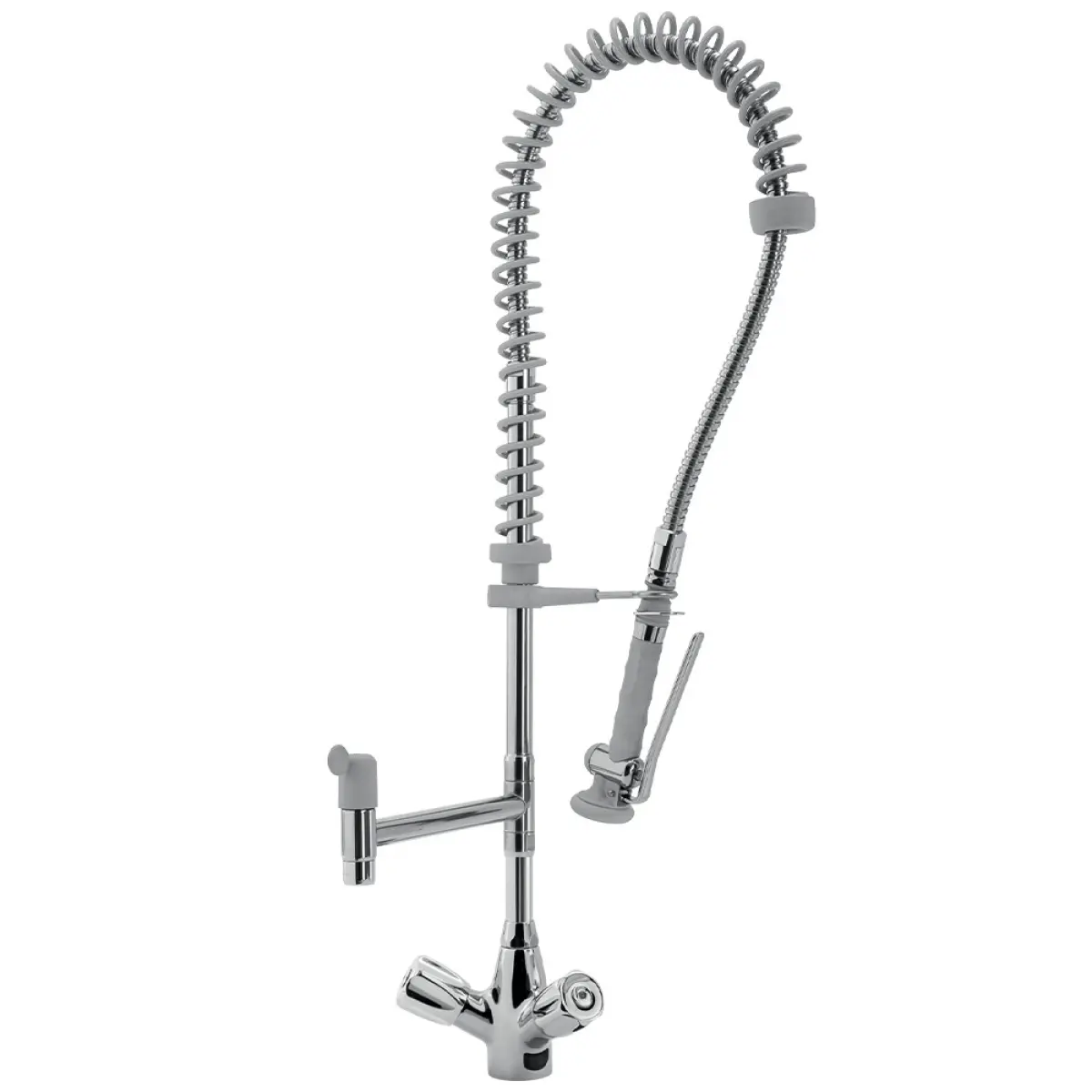 Image Sproeier RVS en kraan met mengkraangroep "Heavy-Duty" (uitgang MONO) 0