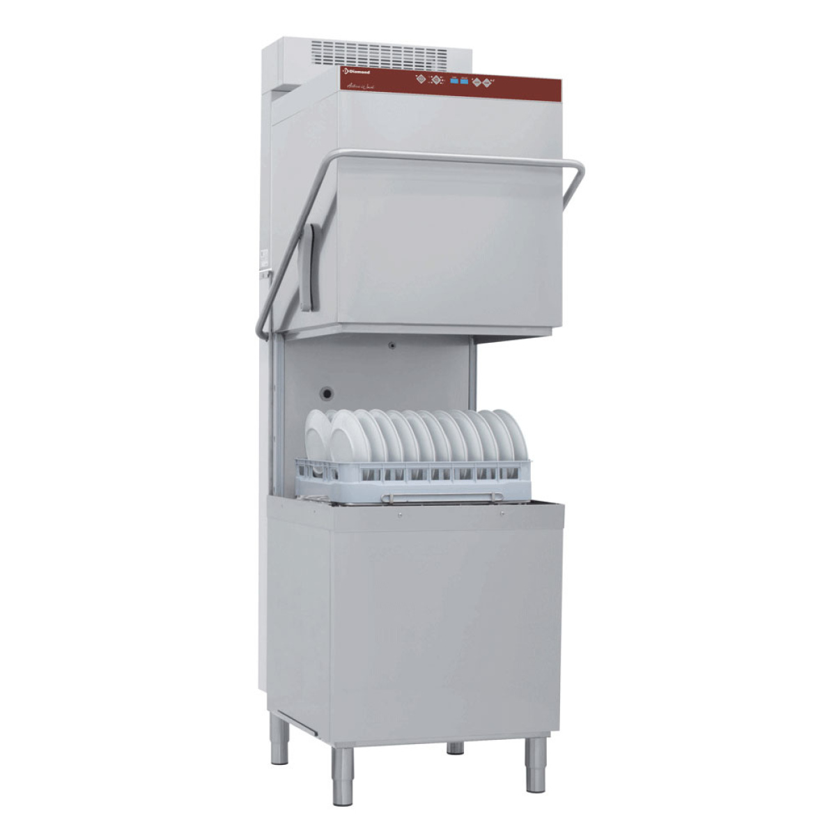 Image Kapvaatwasser & pottenwasser, mand 600x500 mm + waterverzachter in continu + damp condensor-recuperator "Full Hygiene" 0