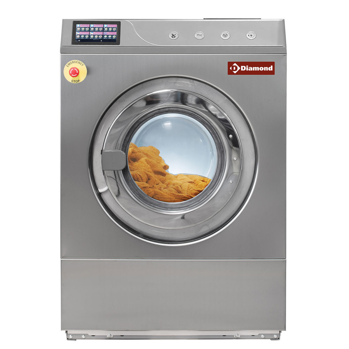 Image Wasmachine met super centrifugering, 18 kg "R.V.S." 0