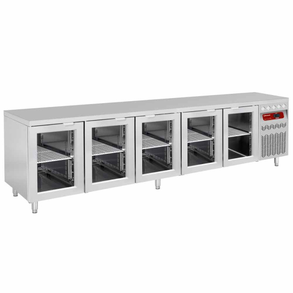 Image Geventileerde koeltafel, 5 glazen deuren GN 1/1, 700 Lit. 0