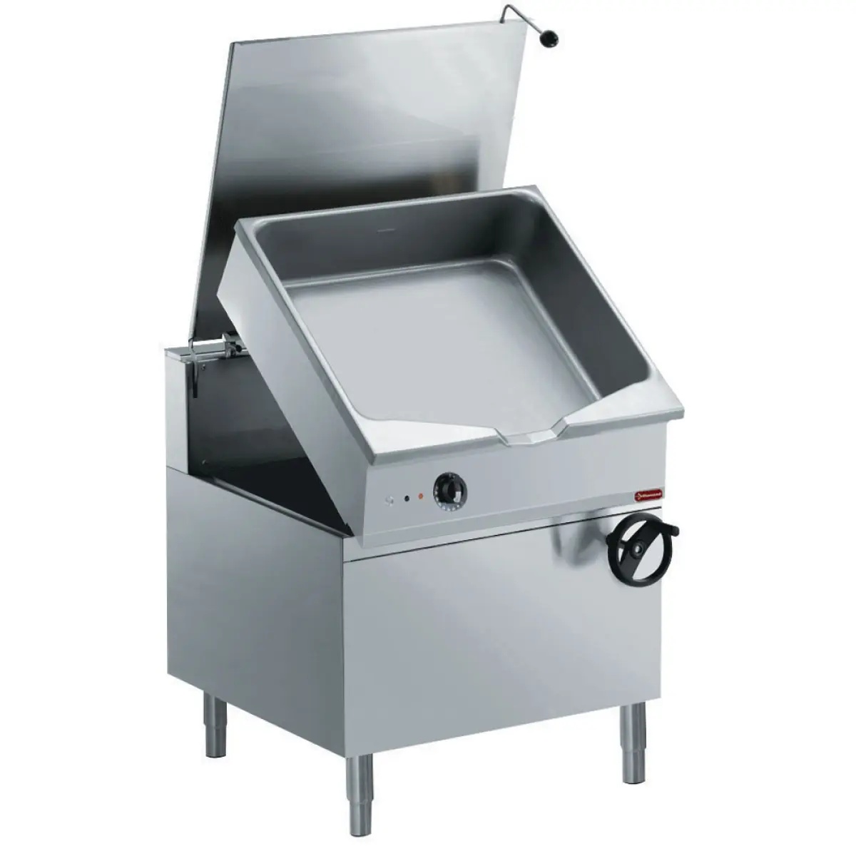 Image Automatische elektrische kantelbare braadpan, "Duomat" kuip 100 liter op meubel 0
