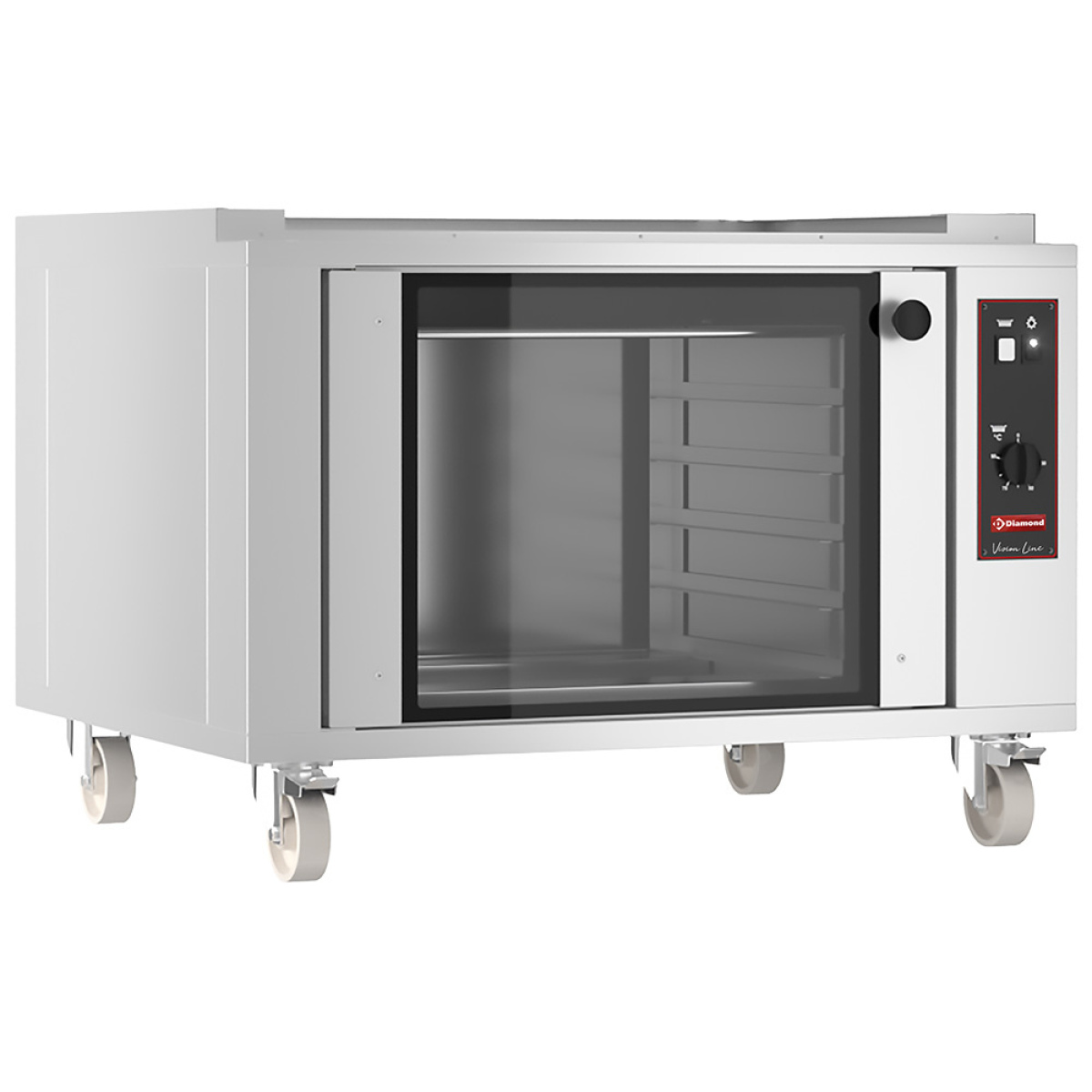 Image Warmkast MET luchtbevochtiger, voor elektrische oven, op wielen 0