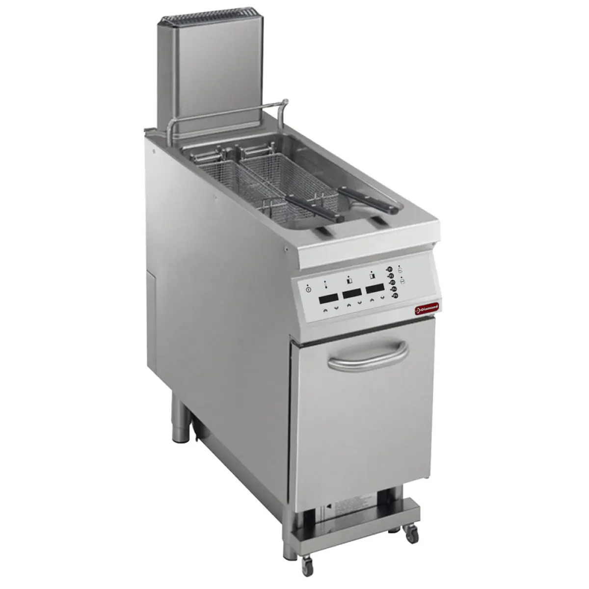 Image Gasfriteuse 1 kuip in "Y"vorm 23 liter, op meubel, "DIGIT" 0