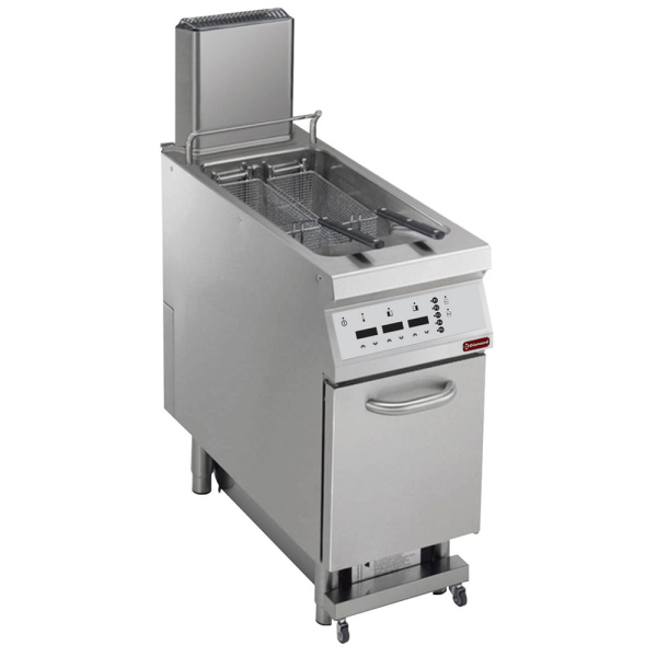 Image Gasfriteuse 1 kuip in "Y"vorm 23 liter, op meubel, "DIGIT" 0