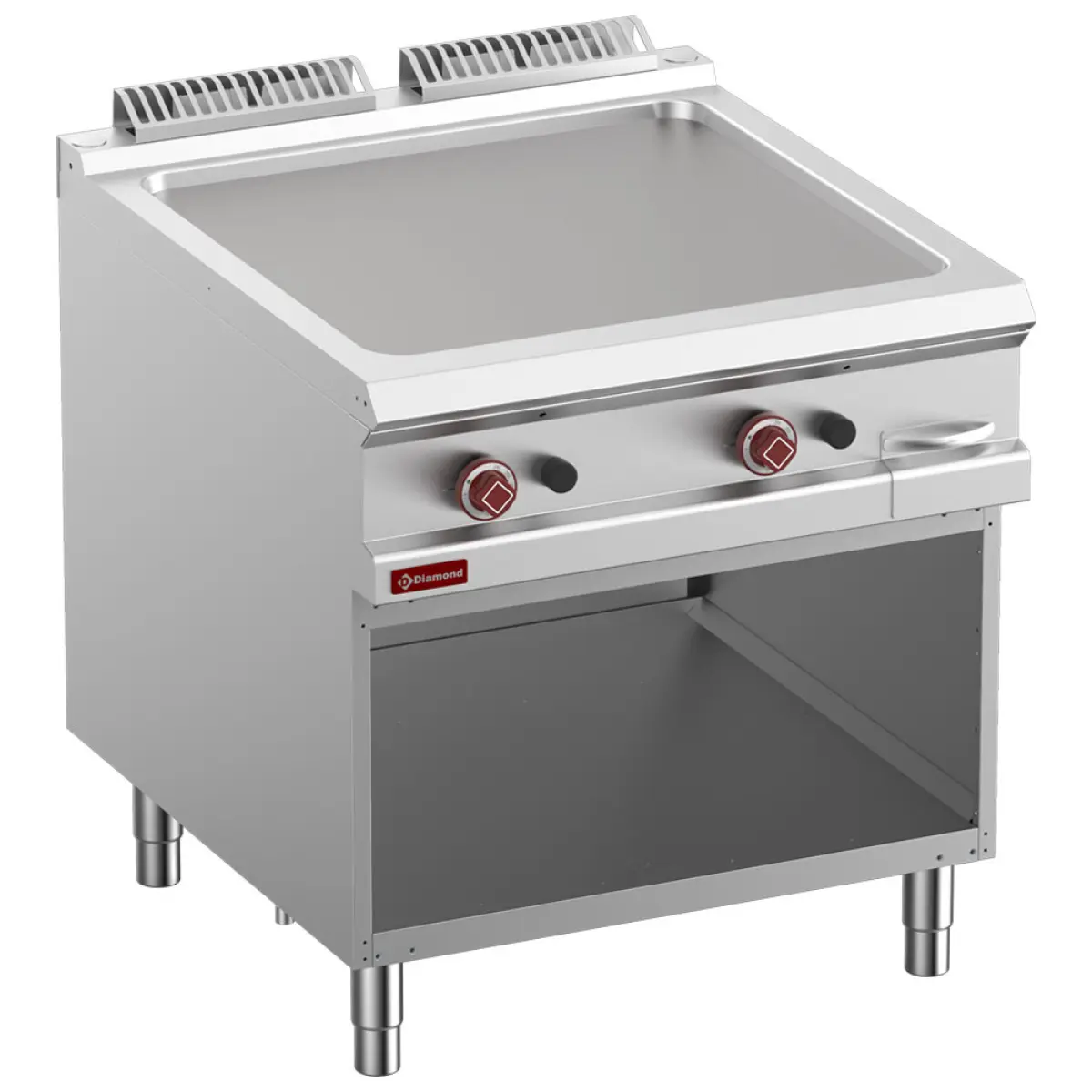 Image Vakke bakplaat op gas, module 1/1, op open kast 0