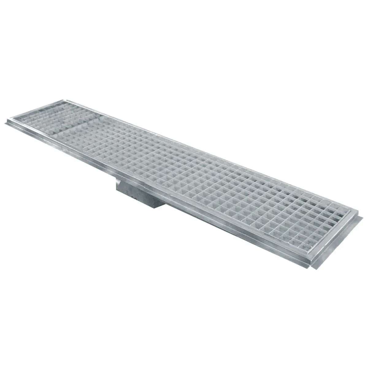 Image Roestvrij stalen vloerafvoergoot 900x300, zijdelingse uitgang 0