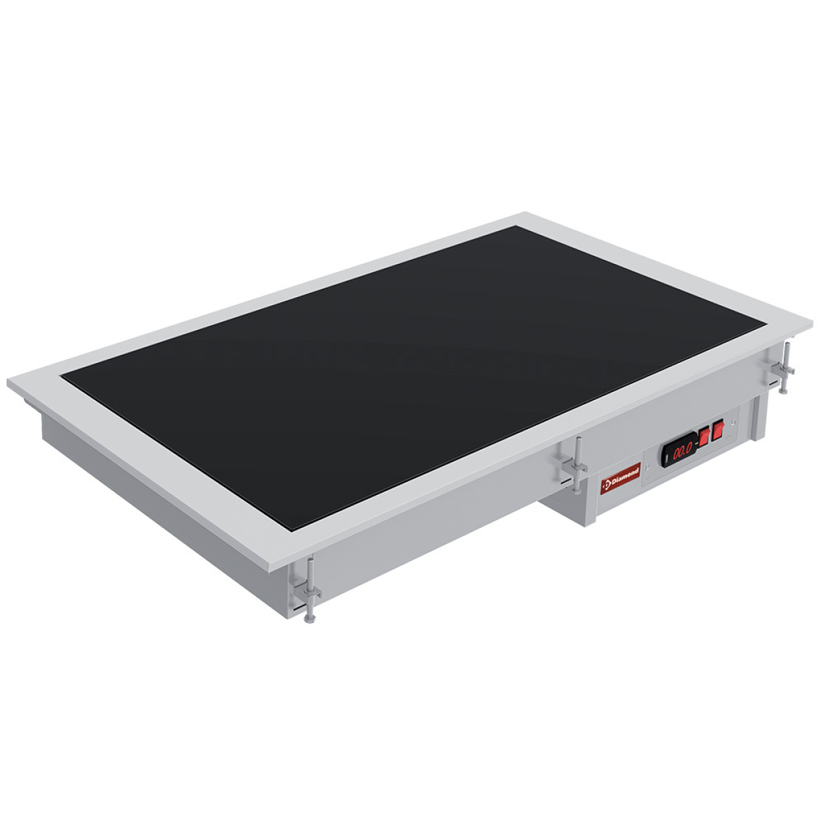 Image Vitrokeramisch element zwart 2x GN 1/1 0