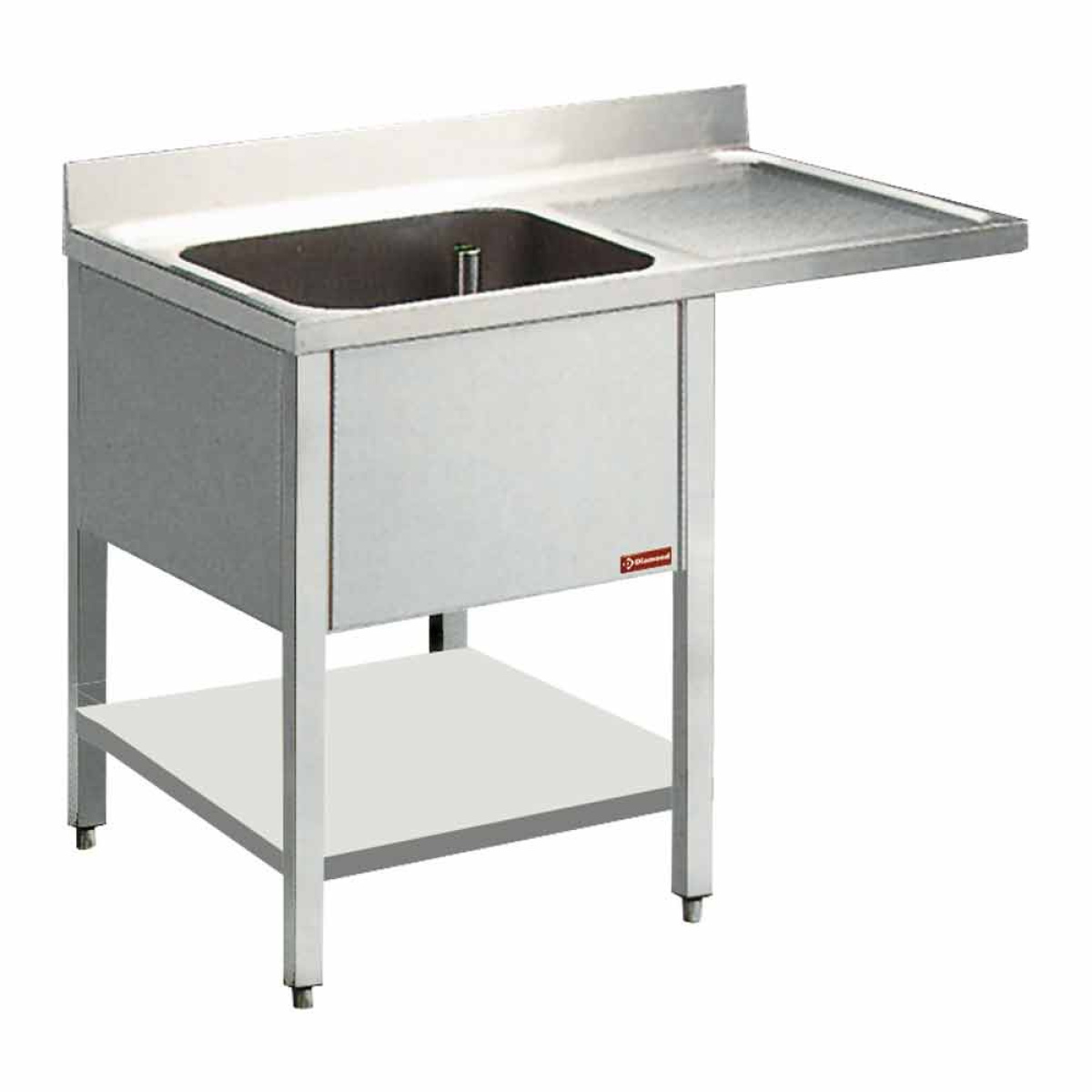 Image Spoeltafel met 1 kuip en 1 druipvlak 0
