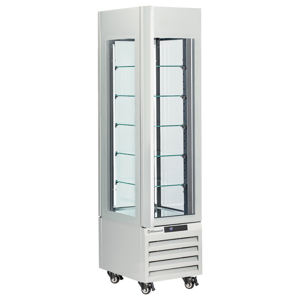 Image FULL Vitrine 260 Lt., 5 glazen niveaus, geventileerd - PASTRY - WIT 0
