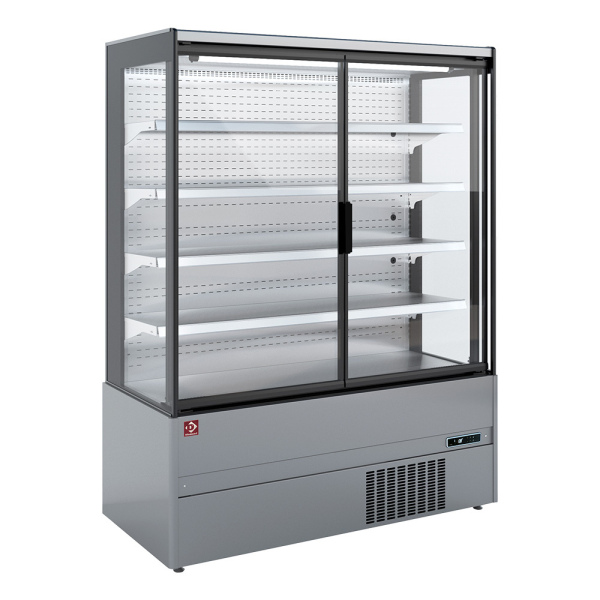 Image Gekoeld wandmeubel, zelfbediening, klapdeuren - FULL INOX 0
